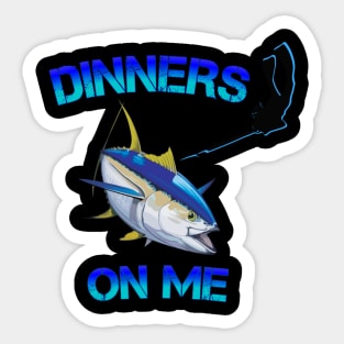 Spearfishing design t-shirt Sticker